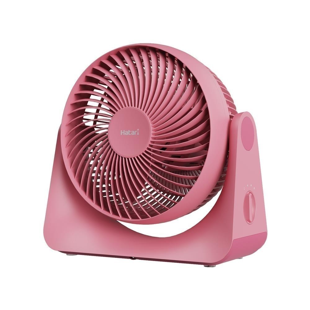 HATARI พัดลมพกพา 8 นิ้ว CYCLONE MAX สีชมพู
