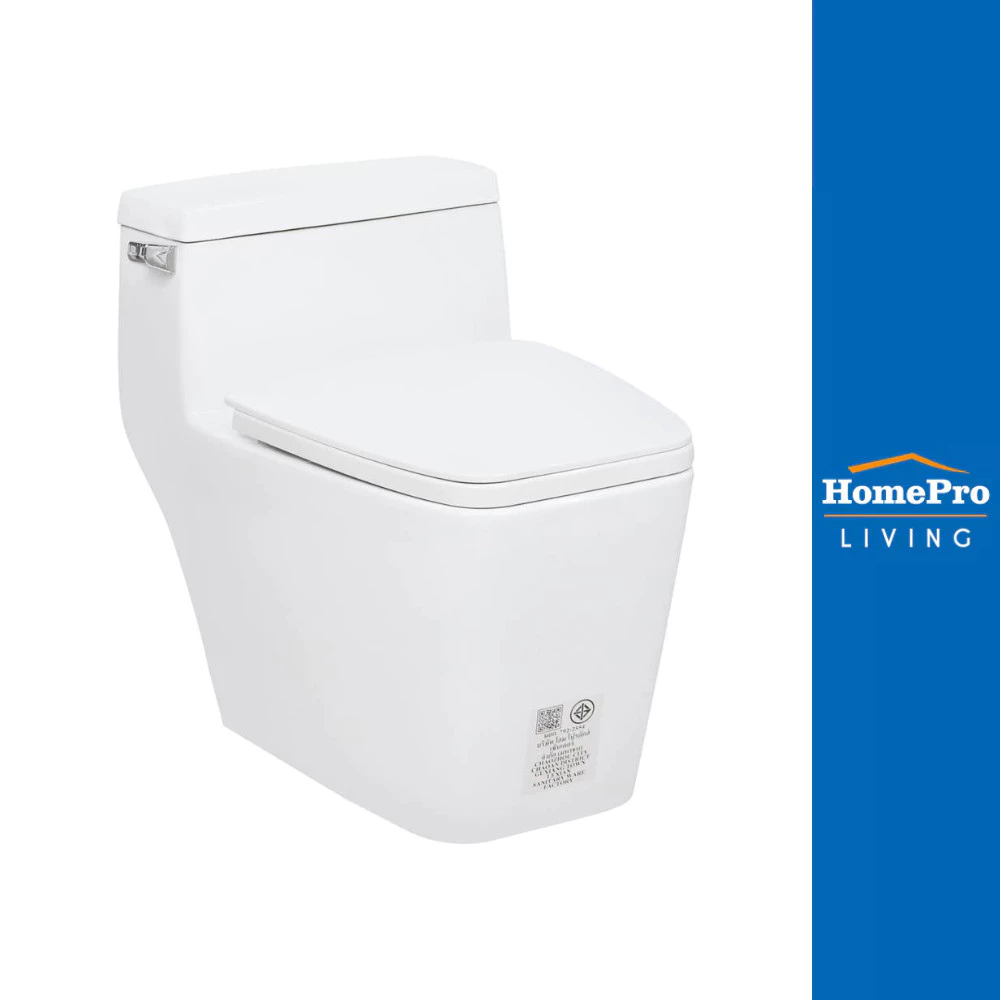 MOYA PLUS สุขภัณฑ์ 1 ชิ้น LX-2908B 6 ลิตร สีขาว จัดส่งโดย HomePro ชักโครก โถส้วม