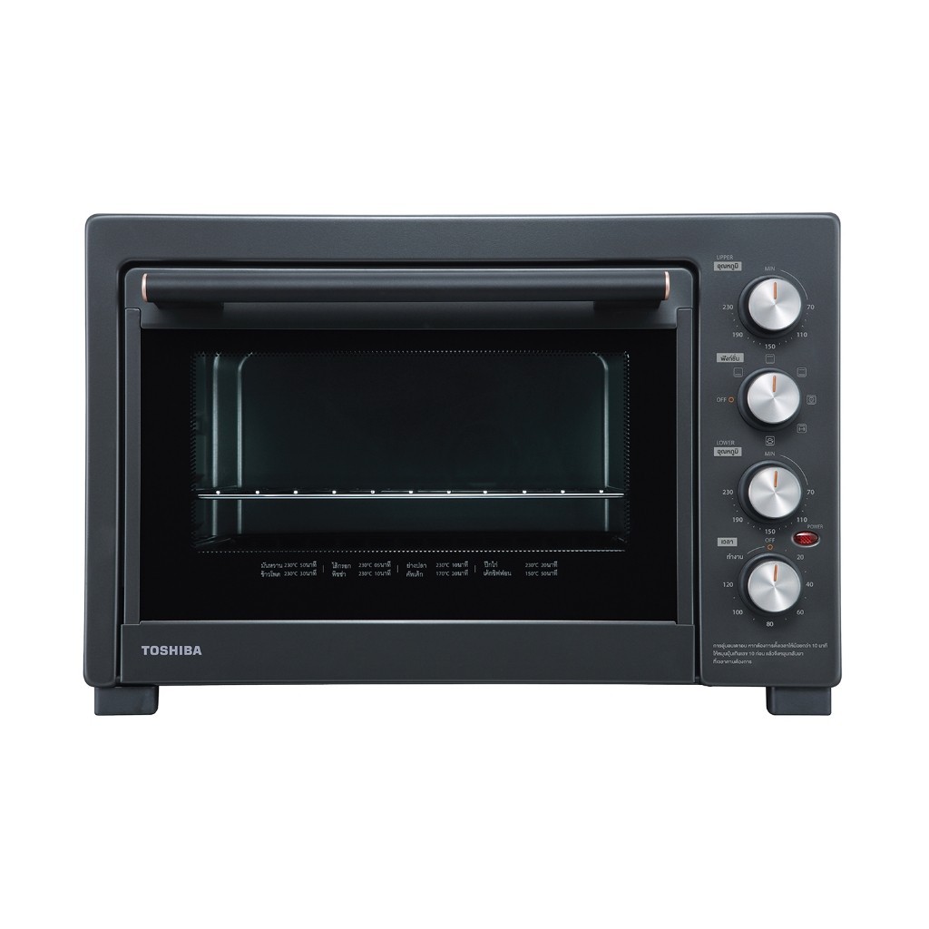 TOSHIBA  เตาอบเล็กแมนนวล TL-MC40EZF 40 ลิตร สีเทา