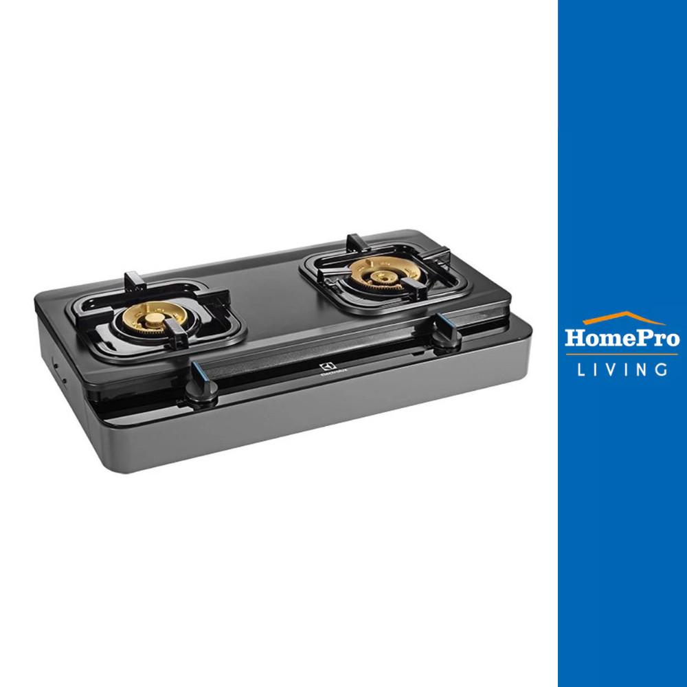 ELECTROLUX เตาแก๊สตั้งโต๊ะ 2 หัวแก๊ส  ETG728TL เตา ปิ้ง ย่าง