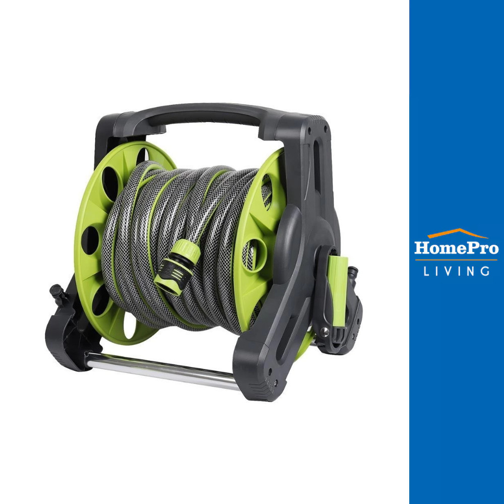 SPRING สายยางโรล SXG-11002 1/2 นิ้วX20 เมตร สีเขียว จัดส่งโดย HomePro