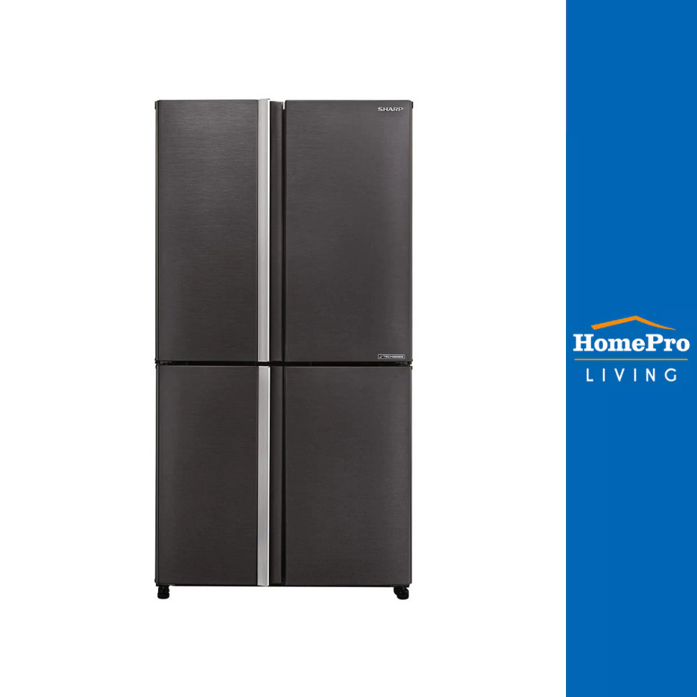 SHARP ตู้เย็น MULTI DOOR SJ-FX52TP-SL 18.5 คิว สีเงิน