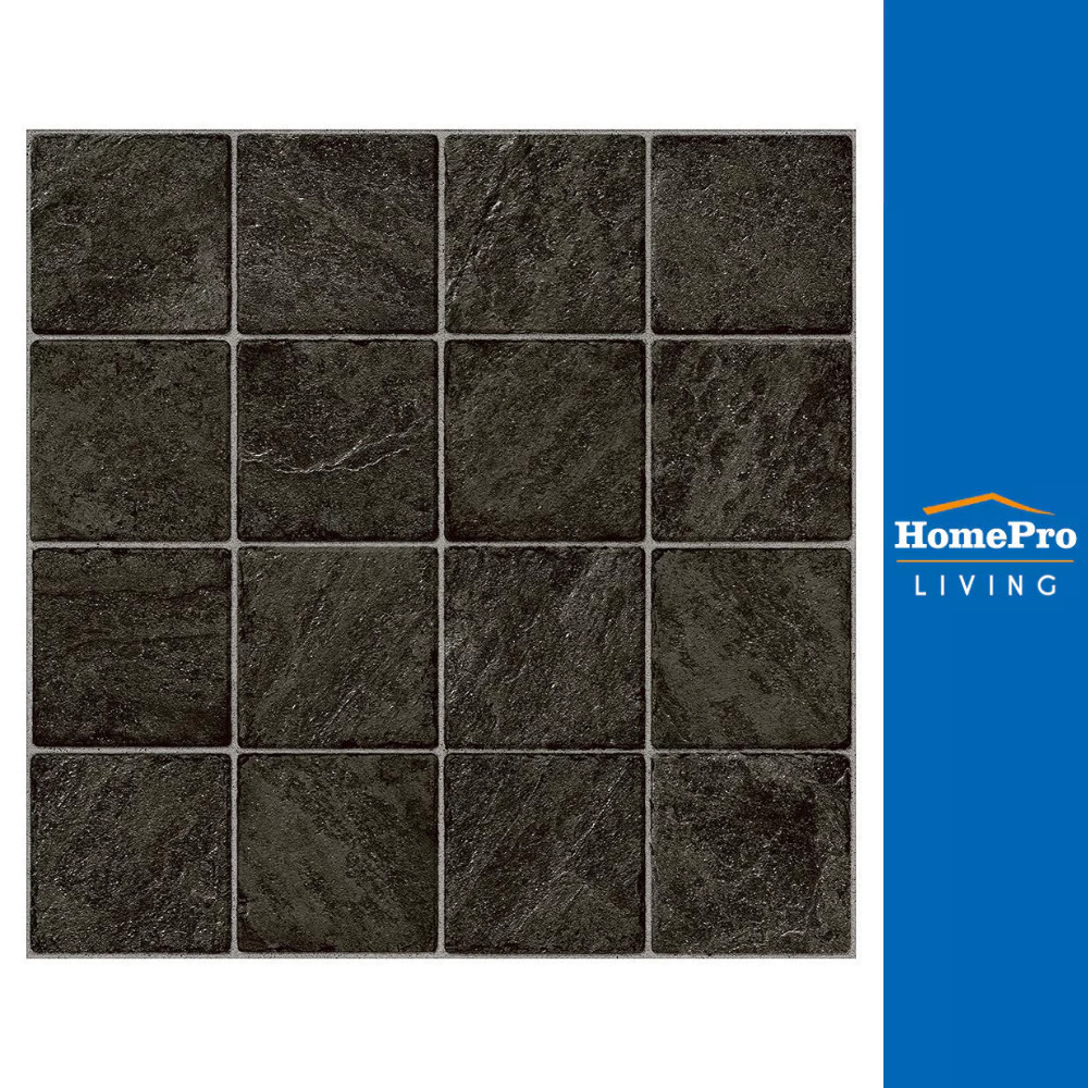 CERGRES กระเบื้องพื้น 40x40 ซม. CERGRES จากัวร์ ดำ A 0.96M2