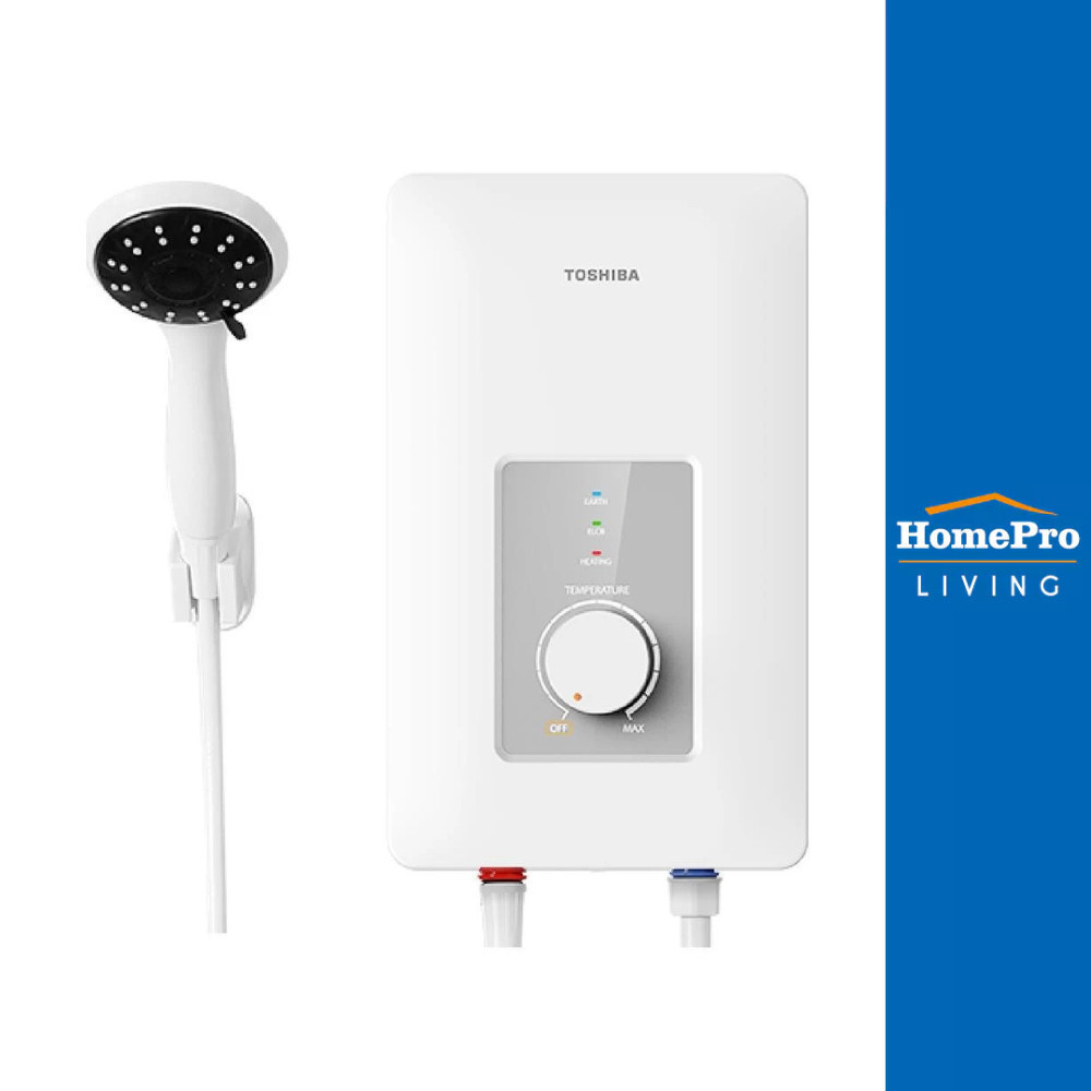 TOSHIBA เครื่องทำน้ำอุ่น  TWH-38WTH 3800 วัตต์ สีขาว