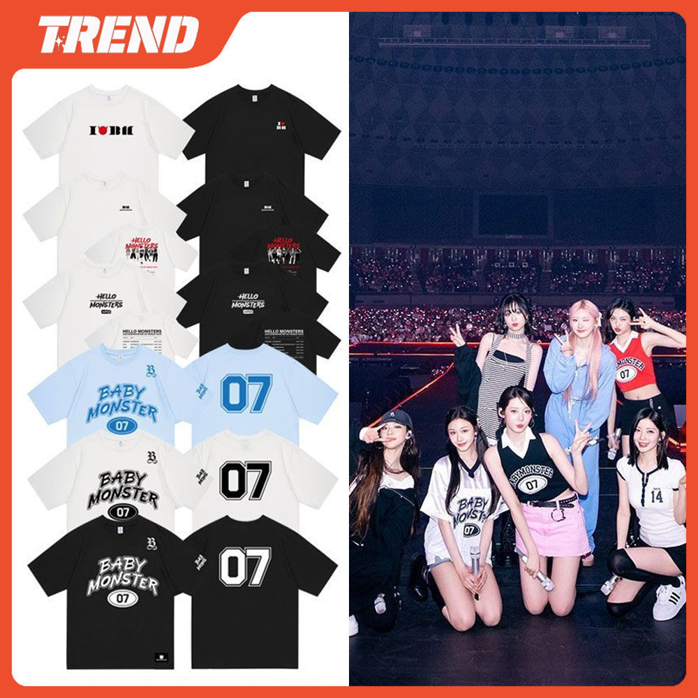 KPOP Oversize เสื้อยืด TAEYEON THE TENSE 2025 ทรงหลวม ลายพิมพ์เกาหลี วินเทจ Cotton 100% S-5XL