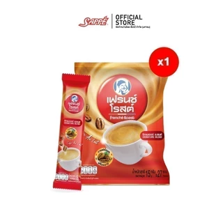 Frenche' Roast Signature Blend 3in1 Coffee กาแฟ 3อิน1 เฟรนช์โรสต์ซิกเนเจอร์เบลนด์ กาแฟคั่วบดฟรีซดราย 1 ห่อ มี 27 ซอง