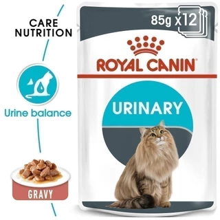 [12 ซอง] Royal Canin Urinary Care Pouch Gravy อาหารเปียกแมวโต ดูแลระบบทางเดินปัสสาวะ อายุ 12 เดือนขึ้นไป (โรยัล คานิน)