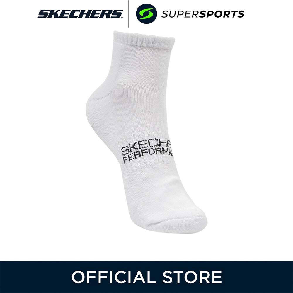 SKECHERS Performance White ถุงเท้าผู้ใหญ่ (แพ็ค 3 คู่) — صورة 3