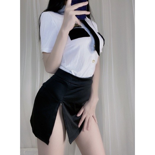 👗พร้อมส่งจากไทย   👙ชุดคอสเพลย์ ตำรวจ POLICE (ไม่รวมถุงน่อง หมวก)