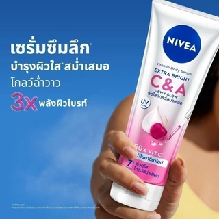 นีเวีย วิตามิน บอดี้ เซรั่ม เอ็กซ์ตร้า ไบรท์ ซี แอนด์ เอ 300 มล.2 ชิ้น NIVEA โลชั่น Body lotion