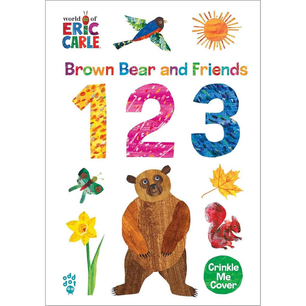 หนังสืออังกฤษใหม่ Brown Bear and Friends 123 (World of Eric Carle) (World of Eric Carle) (Board Book