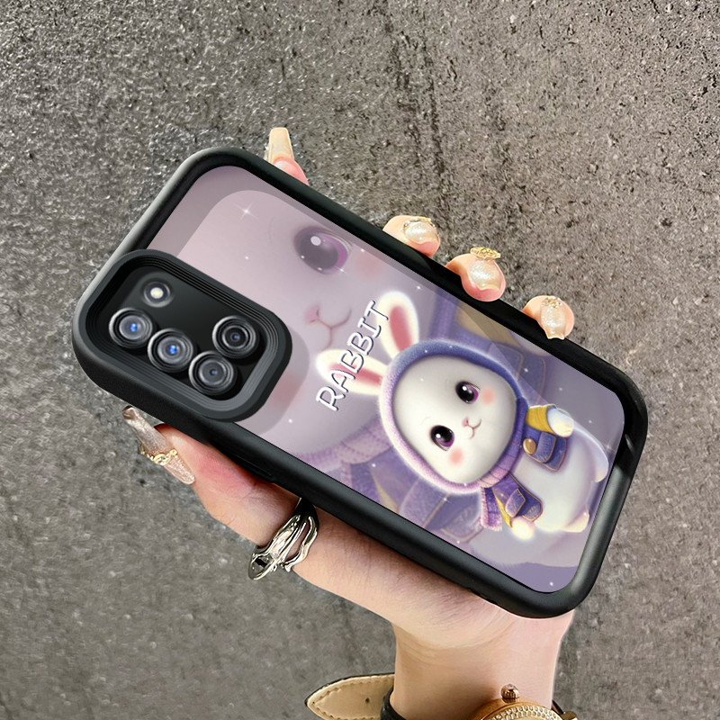 เคสสำหรับ OPPO A52 OPPO A72 OPPO A92 เคสป้องกันโทรศัพท์ซิลิโคนเคสนิ่มใส่โทรศัพท์กระต่ายน่ารัก