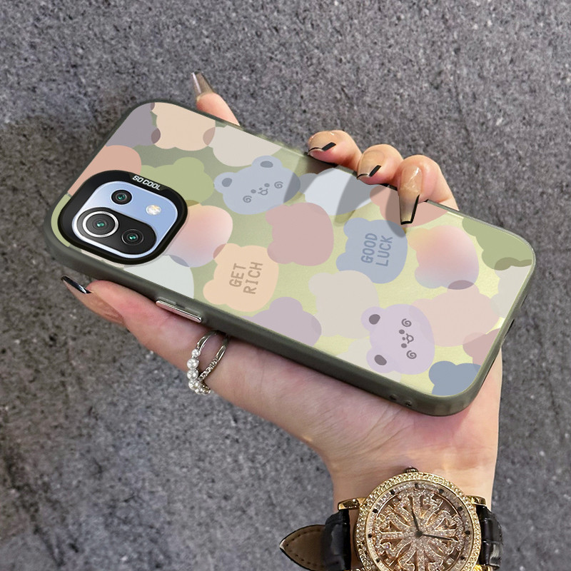 เคสสำหรับ Xiaomi 11 Lite 4G 11 Lite 5G NE เคสป้องกันการกระแทกโปร่งใสสำหรับเคสโทรศัพท์มือถือ