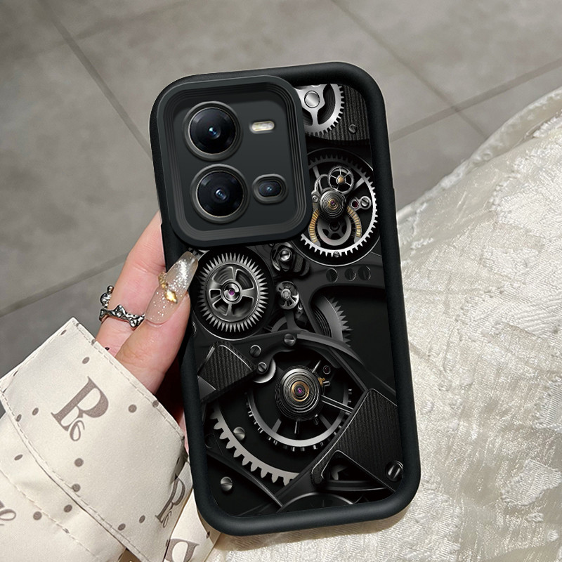 เคสสำหรับ VIVO V25 5G VIVO V25E VIVO X80 Lite 5G เคสป้องกันการกระแทกซิลิโคนกรอบมือถือส่วนบุคคล