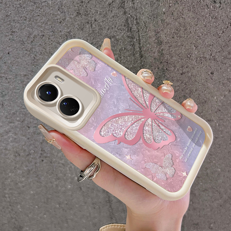 เคสสำหรับ VIVO Y16 4G VIVO Y35 5G VIVO Y56 5G เคสโทรศัพท์ผีเสื้อ