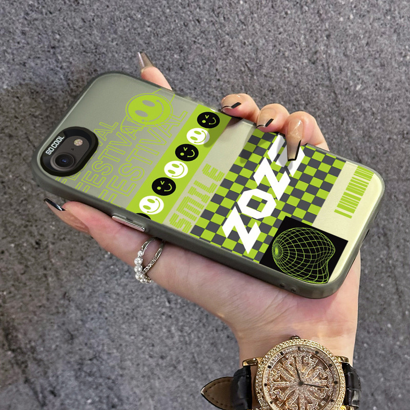เคสสำหรับ iPhone 6 Plus 6s Plus 7 Plus 8 Plus SE 2020 X Xr Xs Max เคสโทรศัพท์กันกระแทก TPU ใสดีไซน์แบรนด์อินเทรนด์