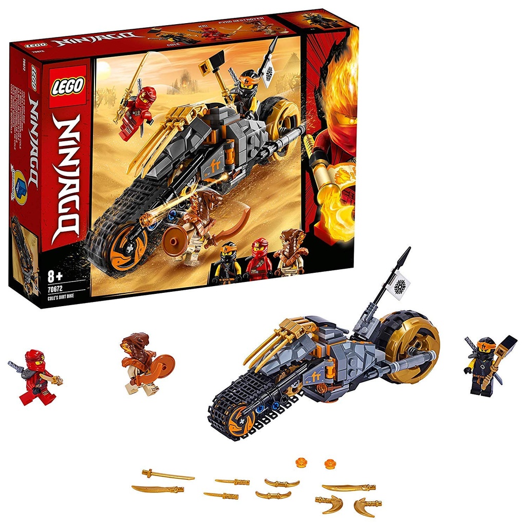 LEGO Ninjago Cole's Desert Bike 70672 Block Toy Boy