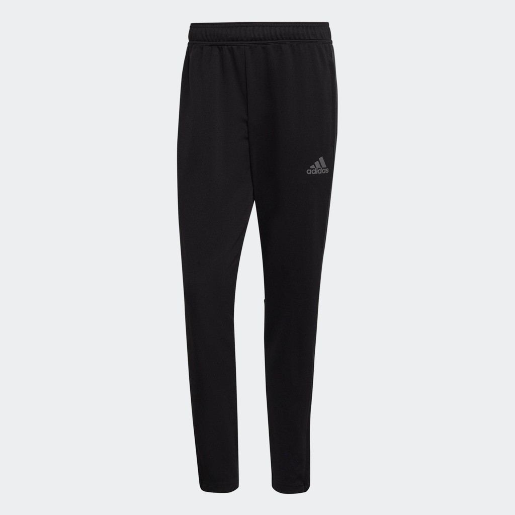 adidas ฟุตบอล & ไลฟ์สไตล์ กางเกงขายาวทรงสลิมขาสอบ AEROREADY Sereno 3-Stripes ผู้ชาย สีดำ H28914