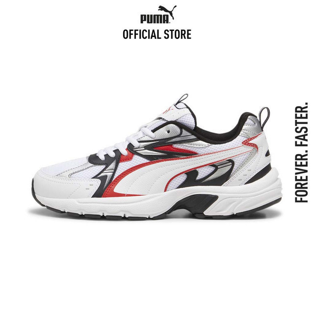 PUMA BASICS - รองเท้าผ้าใบ Milenio Tech สีขาว - 39232208