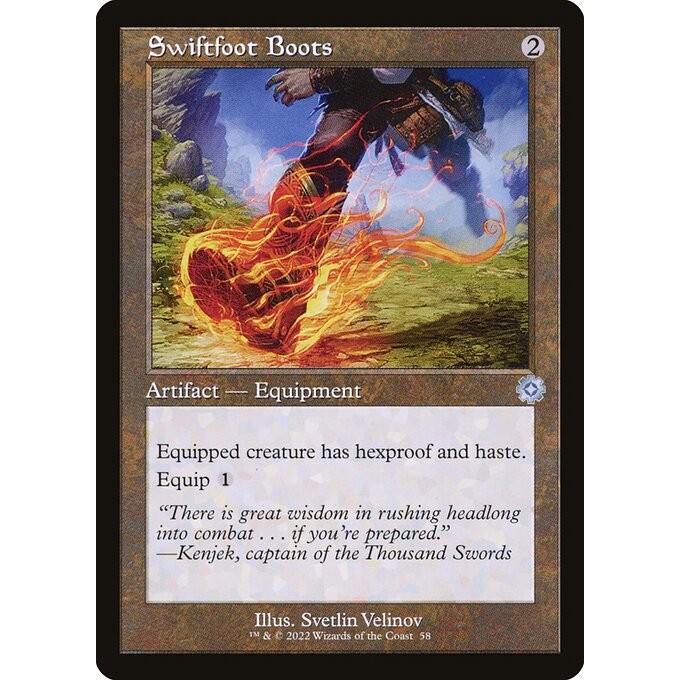 [The Brothers' War Retro Artifacts] - [BRR] - (U) -[Swiftfoot Boots] -  [2022]