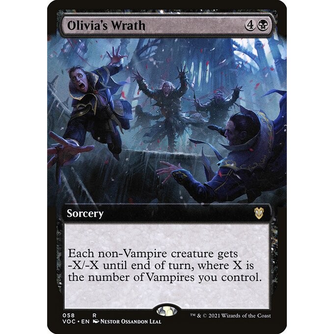 [Innistrad Crimson Vow Commander] - [VOC] - (R) -[Olivia's Wrath] - [2021]