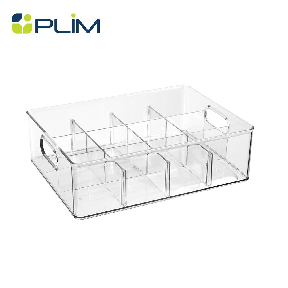 PLIM กล่องจัดเก็บผ้า 12 ช่อง KLEAR 23.7x31.6x9.7 ซม. สีใส จัดส่งโดย HomePro