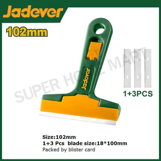 JADEVER มีดขูดกระจก ขนาด 102 มม. รุ่น JDGS1618
