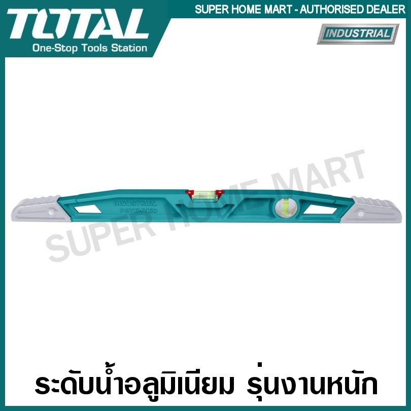 Total ระดับน้ำ อลูมิเนียม รุ่นงานหนัก 40 / 60 / 80 ซม. รุ่น TMT221406 / TMT221606 / TMT221806 (Heavy Duty Mason's Level)