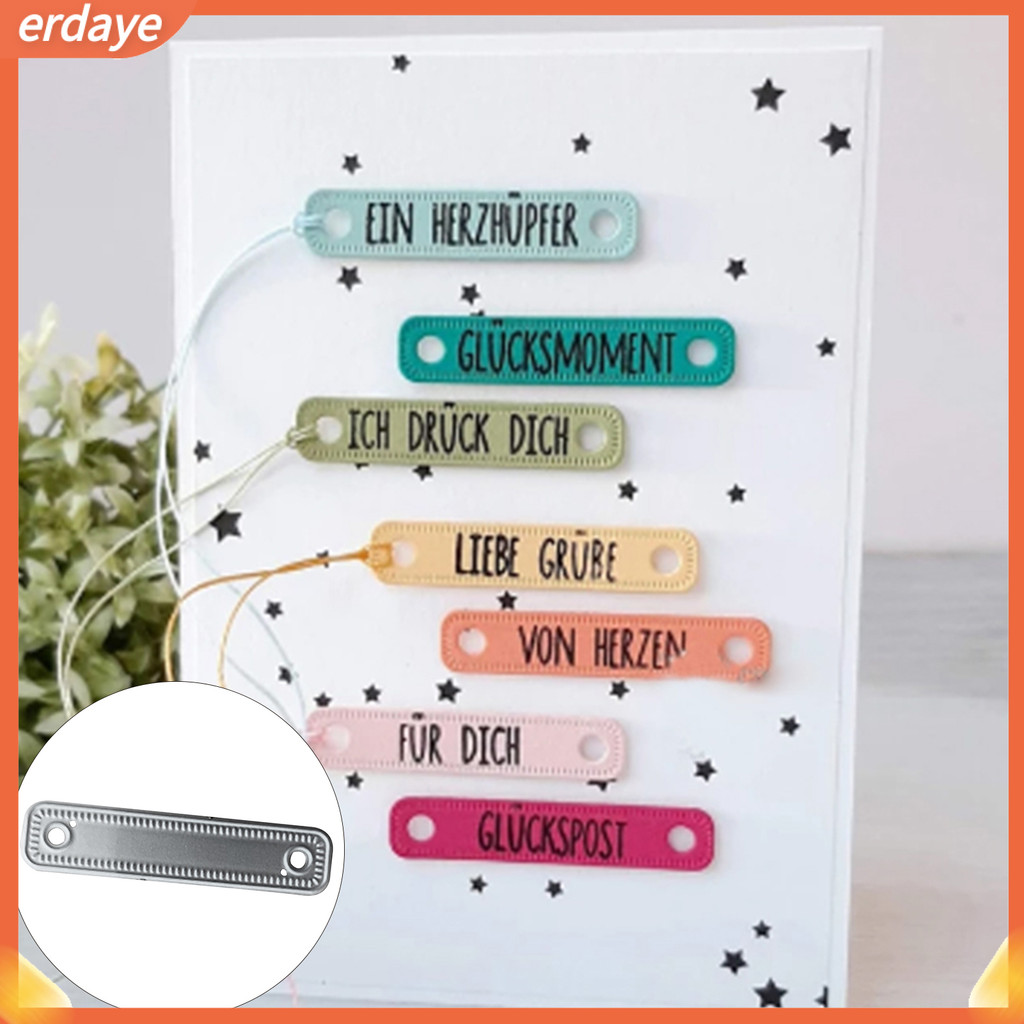 eydm Carbon Steel Paper Cutting Die Embossing DIY Crafts Template Scrapbook Stencils