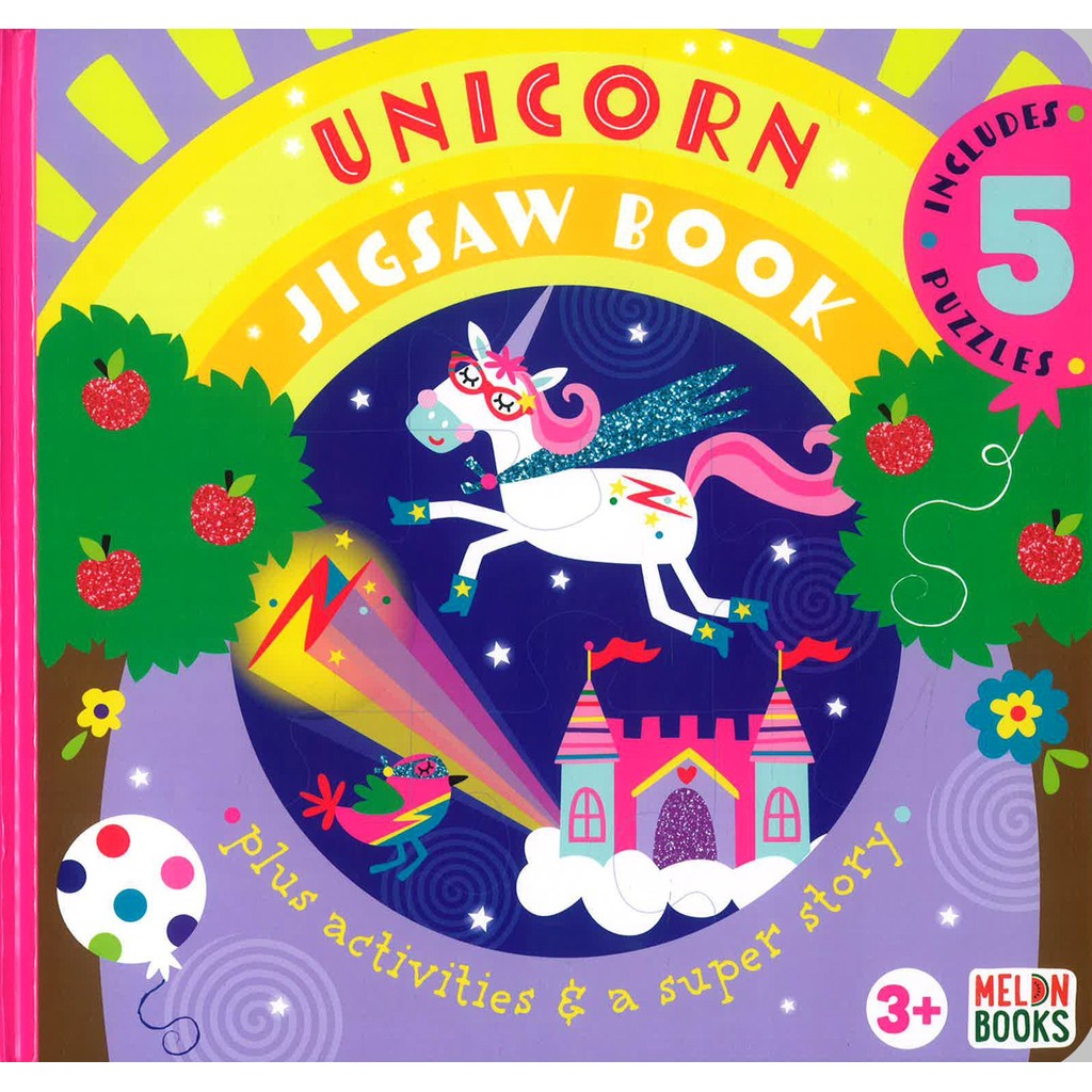 BBW หนังสือ Unicorn Jigsaw Book ISBN: 9352432002215