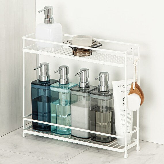ชั้นวางของในห้องน้ำแบบ2ชั้น Piatto-2 W38.5D11H34