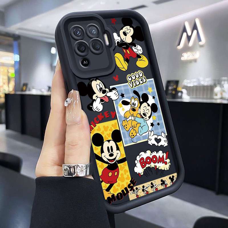 เคสสำหรับ OPPO A94 F19 Pro Reno 5F Reno 5 Lite เคสนิ่มซิลิโคนดูดซับแรงกระแทกแบบโดนัลด์เคสโทรศัพท์รูปเป็ด