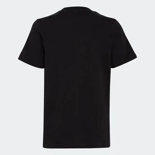adidas ไลฟ์สไตล์ เสื้อยืด Essentials 3-Stripes Cotton เด็ก สีดำ HR6330