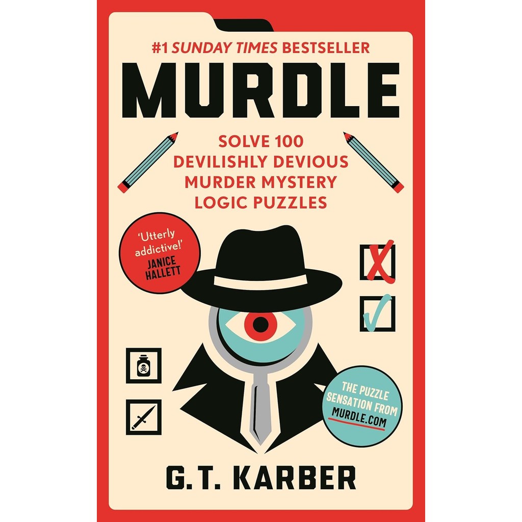 หนังสืออังกฤษใหม่ Murdle : Solve 100 Devilishly Devious Murder Mystery Logic Puzzles (Murdle Puzzle 