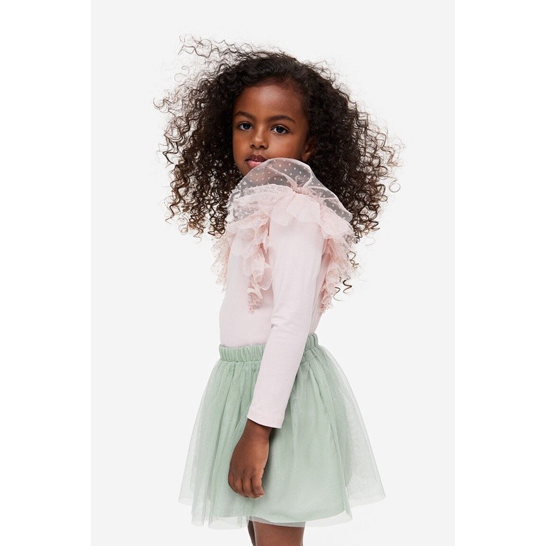 H&M Girl Glittery tulle skirt 1017488_1