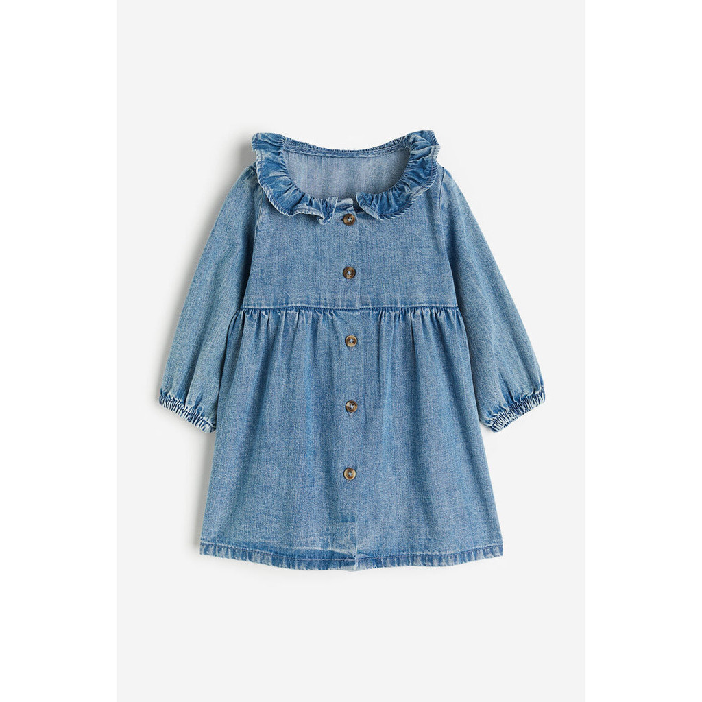 H&M Girl Collared denim dress 1163546_1