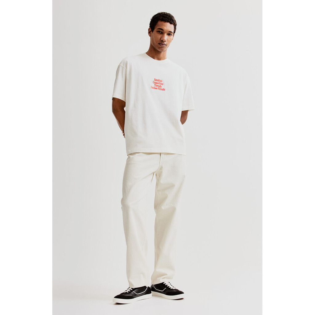 H&M Man Loose Fit Printed T-shirt 1032522_19