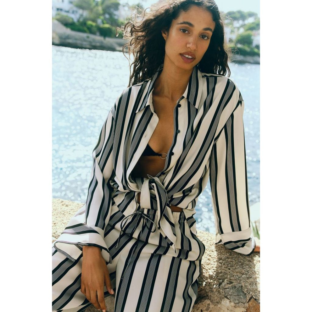H&M Woman Loose-fit shirt 1241165_1