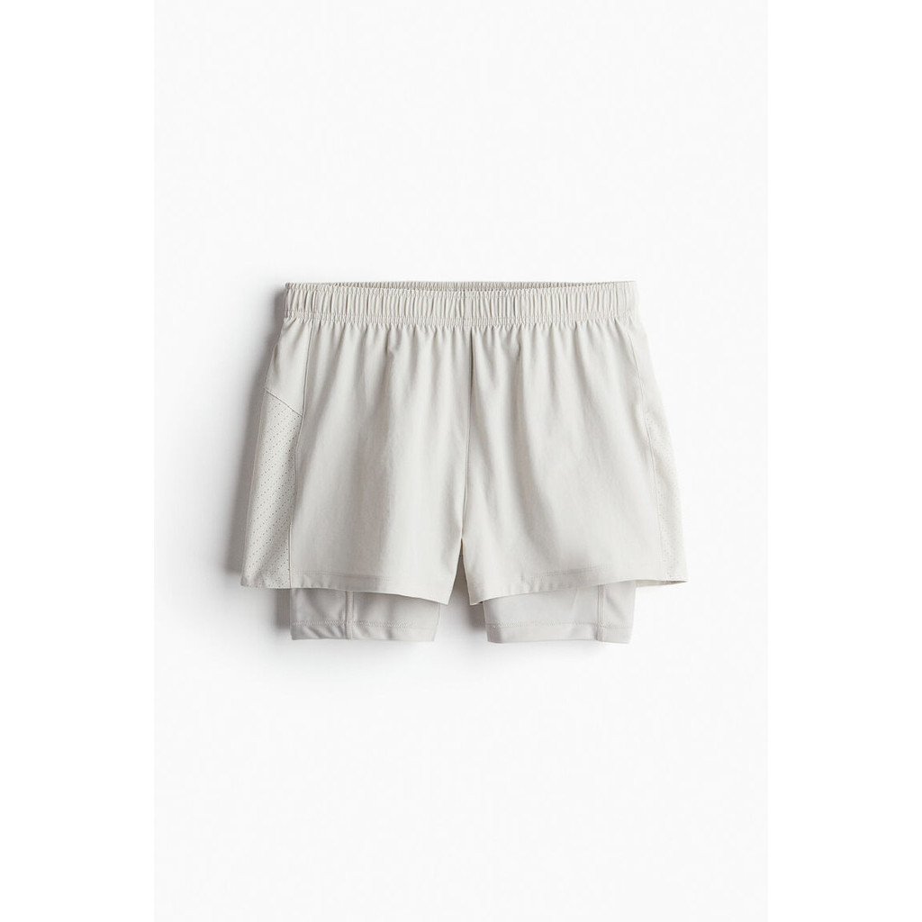 H&M Woman DryMove™ Double-layered running shorts 1214440_23