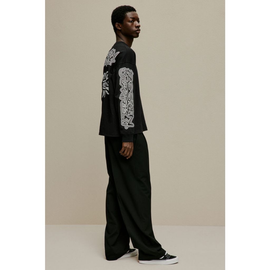 H&M Man Oversized Fit Printed jersey top 1224098_4