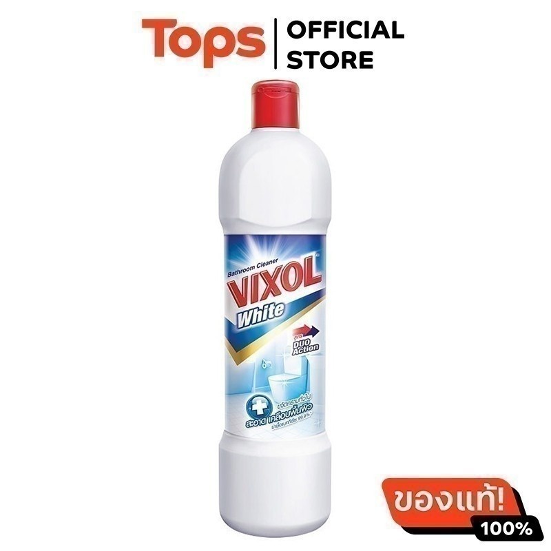 วิกซอลน้ำยาทำความสะอาดห้องน้ำสีขาว 900มล. [8850092010201]