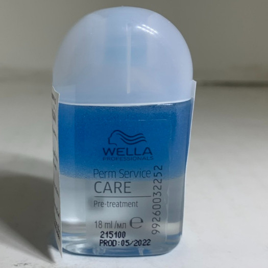 พร้อมส่ง🔥Wella Perm Service Care เวลล่า เพิร์ม เซอร์วิส แคร์ เตรียมเส้นผมก่อนดัดยืด 1 ขวด 18มล.
