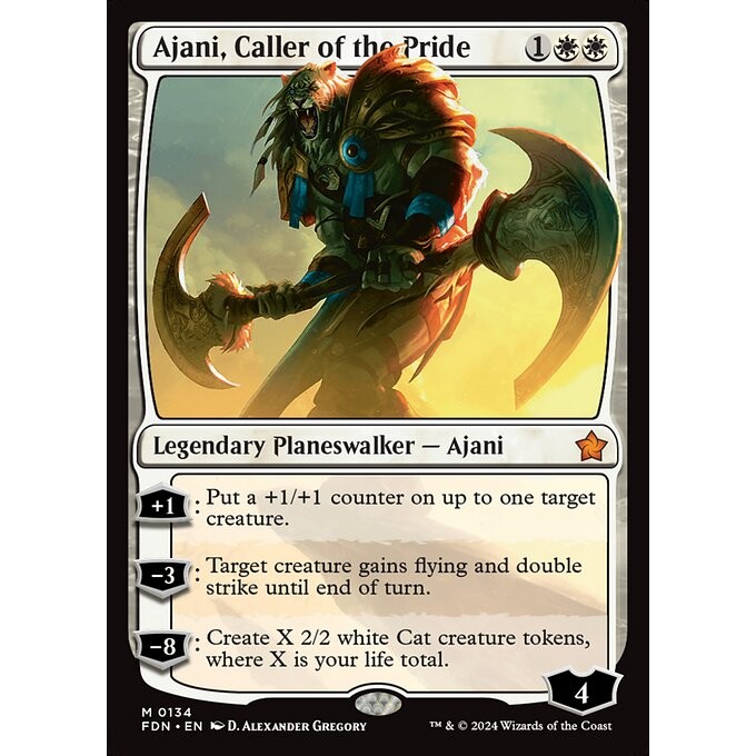 [Foundation] - [FDN] - (M) - [Ajani, Caller of the Pride] - [2024]