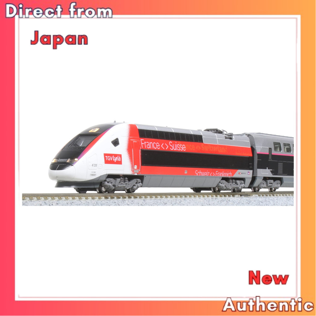 KATO N gauge TGV Lyria Euroduplex Lyria Euroduplex 10-ชุดรถ 10-1762 รถไฟจำลอง สีแดง Medium 10-1762 ส