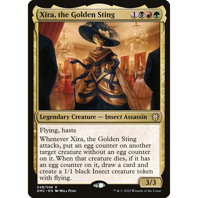 [Dominaria United Commander] - [DMC] - (R) - [Xira, the Golden Sting] - [2022]