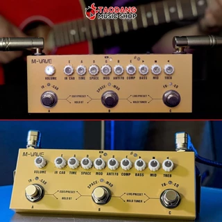 Mvave Baby AC มัลติเอฟเฟคกีต้าร์โปร่ง M-vave Baby-AC Multi Effects - เต่าแดง