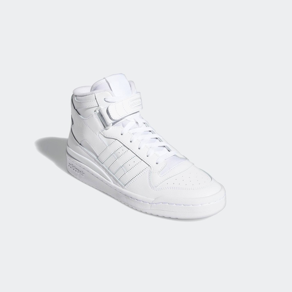adidas Basketball Forum Mid Shoes Men White FY4975 - รูปที่ 3