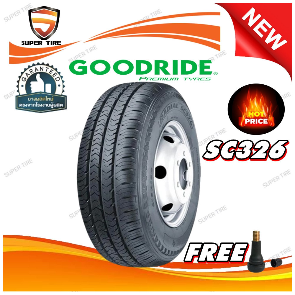ยางรถยนต์ ขนาด 215/70R15 รุ่น SC326 ยี่ห้อ GOODRIDE (แถมจุ๊บลม)  🔥ถูกที่สุด🔥