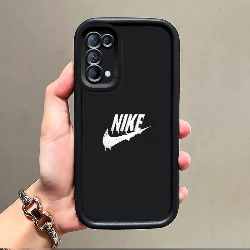 เคสสำหรับ OPPO Reno 5 OPPO Reno 5K เคสโทรศัพท์แบรนด์อินเทรนด์พร้อมเคสป้องกันการกระแทกทำจากซิลิโคนเนื้อนุ่ม