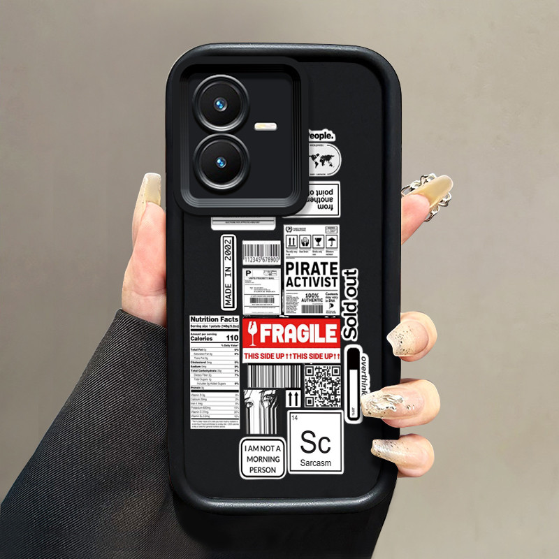 เคสสำหรับ VIVO Y22 VIVO Y22s เคสซิลิโคนป้องกันตกป้องกันเคสโทรศัพท์แบรนด์ทันสมัยและเป็นที่นิยม